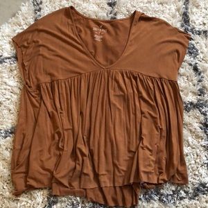Brown “Soft & Sexy” Shirt from American Eagle